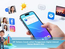 HP Terbaru Cocok untuk Penggunaan Digital Intensif Harian Modern Kini