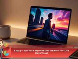 Laptop Layar Besar Nyaman Untuk Nonton Film Dan Kerja Visual