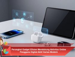 Perangkat Gadget Efisien Mendukung Aktivitas Online Pengguna Digital Aktif Harian Modern