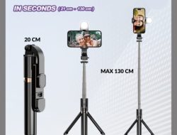 Gadget Terbaru Dengan Tripod Fleksibel Mendukung Konten Kreator Mobile Praktis