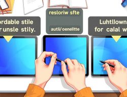 Daftar Tablet Murah Untuk Pelajar Yang Mendukung Penggunaan Stylus Pen Responsif